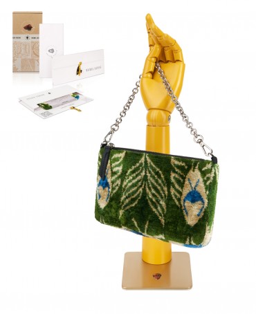 Шелковый (Бахмаль) конверт-папка-косметичка MIRACULUM TRANSFORMA! (Чудо преображения!) THINY_MIRACULUM TRANSFORMA